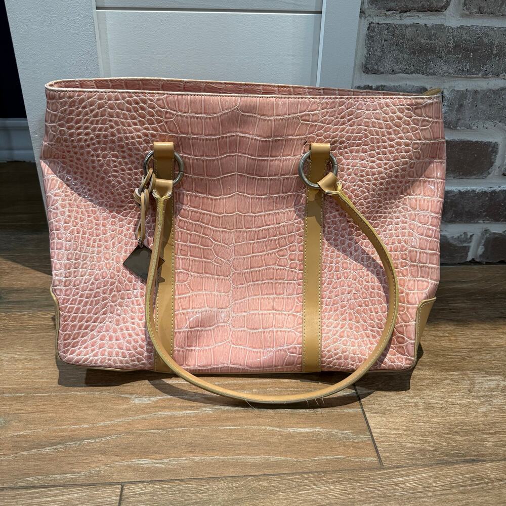 BCB Girls Tote Shoulder Bag Purse Pink Large Purse Good Condition